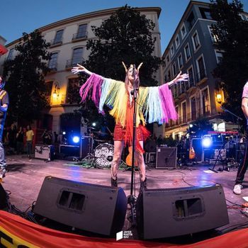 Carmencita Calavera en la fiesta Orgullo Granada