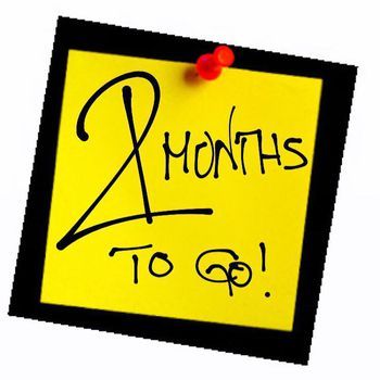 2 months to go logo