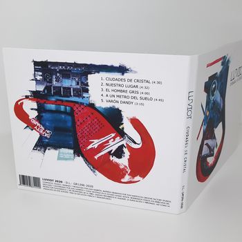 Contraportada EP "Ciudades de Cristal"