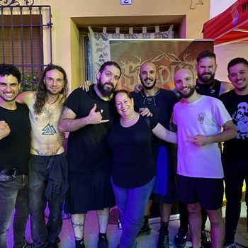 Con los chicos de Salduie en el Patillas Colorás Fest