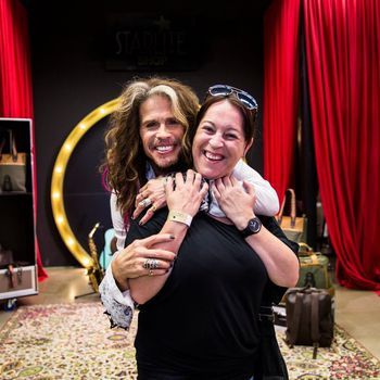 Con Steven Tyler en Puerto Banús previo a su actuación en Starlite Marbella