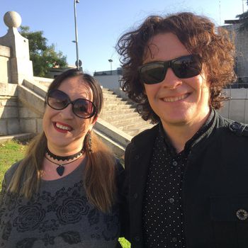 Con Vincent Cavanagh (Anathema) en Madrid