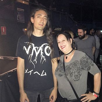 Con Neige (Alcest) en Madrid