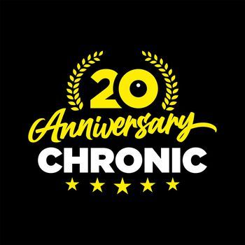 Chronic 20th Anniversary (2002-2022) Logo